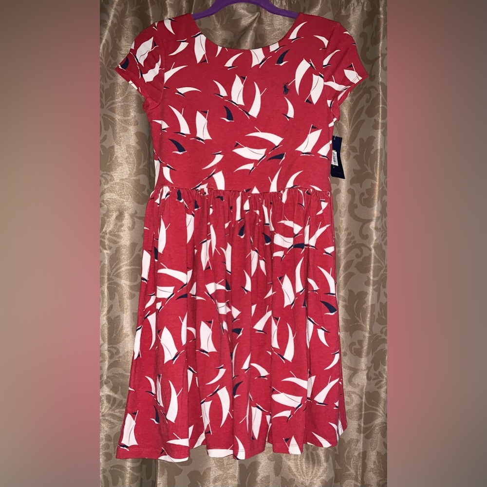 Polo Ralph Lauren Summer Red Dress (L)